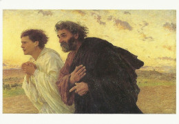 *CPM - Les Disciples Pierre Et Jean Courant Au Sépultre Le Matin De La Résurrection (1898) - Peinture De E. BURNAN - Schilderijen