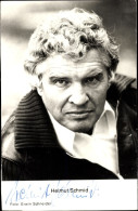 CPA Schauspieler Helmut Schmid, Portrait, Autogramm - Schauspieler