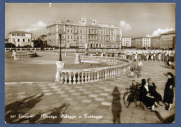 1952 - LIVORNO - ALBERGO PALAZZO E TERRAZZA  -  ITALIE - Livorno