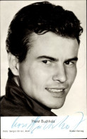 CPA Schauspieler Horst Buchholz, Portrait, Autogramm - Actores