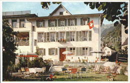 11759132 Walensee Hotel Tell-Muehlehorn Gartenterrasse Walensee - Autres & Non Classés