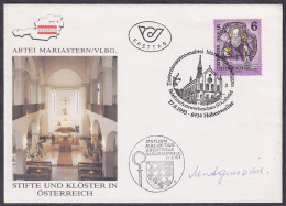 Austria 1993, Cistercian Abbey In Gwiggen, Special Postmark And Cover I - Sonstige & Ohne Zuordnung