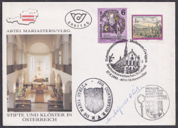 Austria 1993, Cistercian Abbey In Gwiggen, Special Postmark And Cover II - Sonstige & Ohne Zuordnung