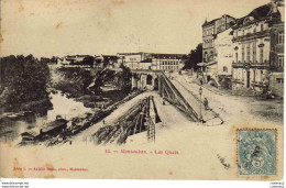 82 MONTAUBAN En 1904 N°12 Les Quais Série 1 Achille Bouis Photo Lavoirs Beaucoup De Linge étendu VOIR DOS Non Séparé - Montauban