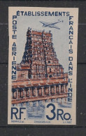 INDE - 1948 - Poste Aérienne PA N°YT. 17a - Chindambaram - VARIETE Non Dentelé / Imperf. - Neuf Luxe** / MNH - Ongebruikt