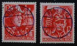 Deutsches Reich Mi 909-910 , Parteiorganisationen , Gefälligkeitsstempel - Usados