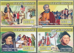 Guinea-Bissau 3506-3509 (kompl. Ausgabe) Postfrisch 2007 Berühmte Seefahrer - Guinée-Bissau