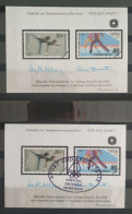 Germany Berlin 1996 Offizieller Farbsonderdruck Der Stiftung Deutsche Sporthilfe Für Den Sport Ice Skating MNH & CTO - Patinage Artistique