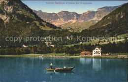 11758758 Kloental Gasthaus Vorauen Mit Pragelpass Boote Kloental - Other & Unclassified