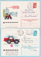 USSR 1978.0706-0727. Tractors. Prestamped Covers (2), Used - 1970-79