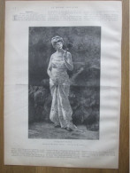 1884   Tableau De Fanny  Fleury  Coquetterie  Femme Peintre Artiste - Prenten & Gravure