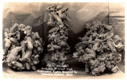 Minerals Calcite Crystals Mineralogy Real Photo Postcard Unusual Badlands National Park - Mijnen