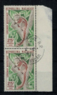 Madagascar - "Lémurien" - Paire Oblitérée N° 537 De 1973 - Madagascar (1960-...)