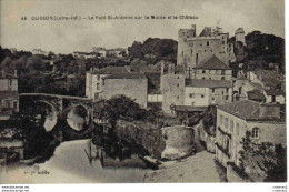 44 CLISSON En 1921 N°49 Le Pont St Antoine Sur La MOINE Et Le Château - Clisson