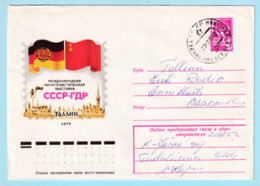 USSR 1978.0713. Philatelic Exhibition USSR-DDR, Tallinn. Prestamped Cover, Used - 1970-79