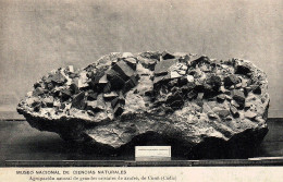 Minerals Rock Azufre Sulfure Brimstone Evil Crystals Mineralogy  Postcard Unusual Spain Museum Cadiz - Bergbau