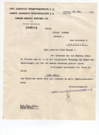 1930. KINGDOM OF SHS,BELGRADE,YARROW ADRIATIC SHIPYARD LTD, INVOICE ON LETTERHEAD - Altri & Non Classificati