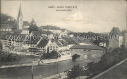 11757492 Baden AG Landvogteischloss Limmat Bruecke Kirche Baden - Autres & Non Classés