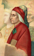 Dante Alighieri Affresco Di Giotto Art Painting - Scrittori