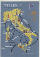 Tematica Pubblicitari - Turismo - "Tirrenia"  Società Di Navigazione - Napoli - - Werbepostkarten