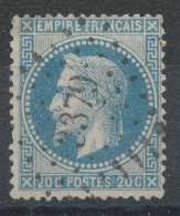 Lot N°83191   N°29A, Oblitéré PC Du GC 3379 SENS-S-YONNE(83) - 1863-1870 Napoléon III Con Laureles