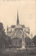 75-PARIS ABSIDE DE NOTRE DAME-N°C4097-E/0023 - Sonstige & Ohne Zuordnung