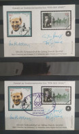 Germany 1996 Offizieller Farbsonderdruck Deutsche Sporthilfe Für Den Sport Horses Riding Josef Neckermann MNH & CTO - Hípica