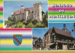 *CPM - 03 - Un Bonjour De MONTLUCON - Multivues - Montlucon