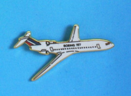 1 PIN'S //  ** LE BOEING 727 / AVION DE LIGNE TRIRÉACTEUR  À FUSELAGE ÉTROIT ** . (LOGO ALCARA) - Aviones