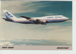 Vintage Pc Boeing 747- 300 Jetliner Aircraft In Company Colours - 1946-....: Era Moderna