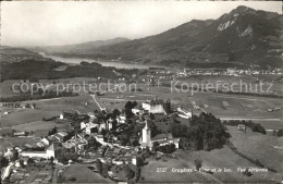 11757112 Gruyeres FR Broc Et Le Lac Vue Aerienne Gruyeres - Sonstige & Ohne Zuordnung