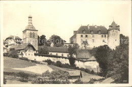 11757103 Gruyeres FR Le Chateau Et L'Eglise Gruyeres - Sonstige & Ohne Zuordnung