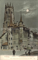 11757040 Fribourg FR Le Tournaletaz Et La Cathedrale Fribourg - Altri & Non Classificati