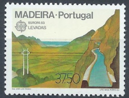 MADEIRA 1983 - EUROPA CEPT - GRANDES OBRAS - LEVADAS DE MADEIRA - YVERT 89** - Madère