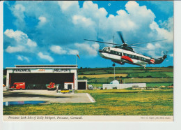 Vintage Pc BEA B.E.A. British European Airlines Sikorsky Helicopter - 1946-....: Era Moderna