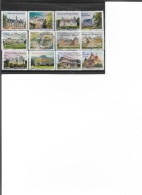 726->737 Châteaux Et Demeures De Nos Régions Oblitérés 2012 - Used Stamps