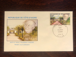 IVORY COAST COTE D’IVOIRE FDC COVER 1979 YEAR LEPROSY LEPRA FOLLEREAU HEALTH MEDICINE STAMPS - Ivoorkust (1960-...)