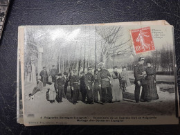 Mariage D'un Garde Civil Année 1900 - Andere & Zonder Classificatie