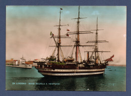 1953 - LIVORNO - NAVE SCUOLA A VESPUCCI  -  ITALIE - Livorno