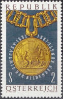 1967, Austria, Academy Of Fine Arts, Vienna, Art, Education, Medals, Universities, MNH(**), Mi: 1248 - Ungebraucht