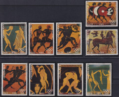 F-EX49811 PARAGUAY MNH 1980 OLYMPIC GAMES ARCHEOLOGY GREECE DRAWING SPORT.  - Verano 1980: Moscu