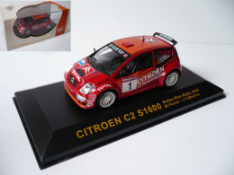 IXO Citroen C2 S1600 Rallye Rias Bajas 2004  Echelle 1/43 En Boite Vitrine Et Surboite Carton - Ixo