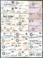 France. Paris. RER. SNCF. RATP. STIF. Tarif Reduit. Coupon Depannage. Billet D'essai. Autorisation Passage - Europe