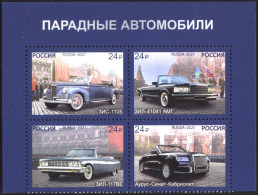 Mint Stamps Transport Parade Cars  2021  From Russia - Automobili