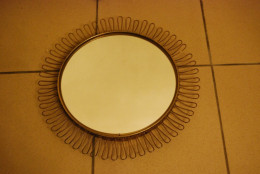 E1 Miroir Soleil - Style Baroque Français - Métal - Arte Popular