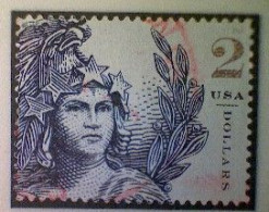 United States, Scott #5296, Used(o), 2018, Statue Of Freedom, $2.00, Indigo - Oblitérés