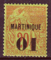 Martinica 1891 Y.T.3 */MH VF/F - Unused Stamps