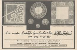 Firma Leonhard Dichtl - Pubblicità D'epoca - 1925 Old Advertising - Publicités