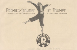 PREMIER Strumpf - Pubblicità D'epoca - 1925 Old Advertising - Publicités