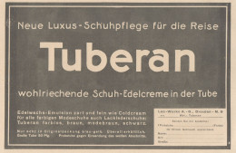 TUBERAN Edelwachs-Emulsion - Pubblicità D'epoca - 1925 Old Advertising - Publicités